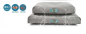 Preview: Hundebett Hundekissen Wesserfest - Polyester Grau - 110 x 73 x 18 cm
