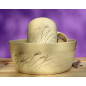 Preview: DogFilous Geschenkset My Doggy & Me Set groß - Lavendel - Westerwald-Ton