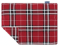 Preview: DandyDog Hundedecke Karo - Highlands Red - Hochwertiger Möbelbezugstoff - div. Größen