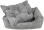 Preview: DandyDog Hundebett Teddy - Balance Soft Grey - Hochwertiger Möbelbezugstoff - div. Größen