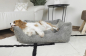 Preview: DandyDog Hundebett Teddy - Balance Soft Grey - Hochwertiger Möbelbezugstoff - div. Größen