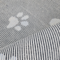 Preview: Vet-Bed - 100x75 cm - Veterinärbett - Hundematte - Anti-Rutsch - Grau/Schwarz