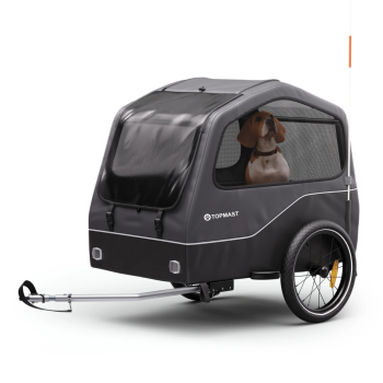 Premium Fahrradanhänger - 334 Liter - Max. 40 kg - Faltbar - Verschiedene Farben