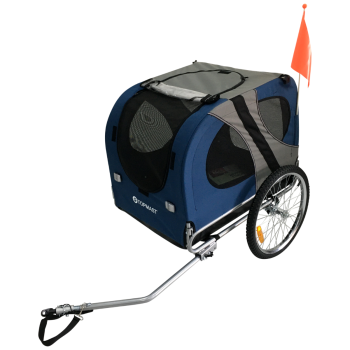 Premium Hundefahrradanhänger - Faltbar - Verschiedene Farben - Groß