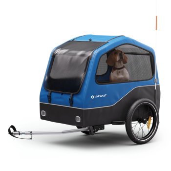 Premium Fahrradanhänger - 334 Liter - Max. 40 kg - Faltbar - Verschiedene Farben