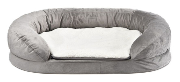 Orthopädisches Hundenbett - 100 x 65 x 24 cm - Grau