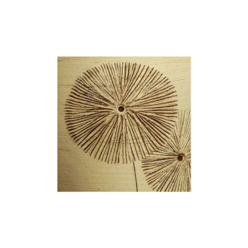 Preview: DogFilous Hundenapf d=13 cm  - Löwenzahn - Westerwälder Steinzeugton