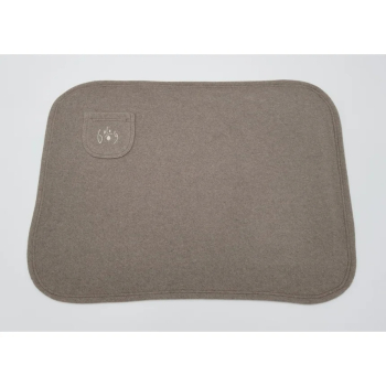 DogFilous Bio Hundedecke - Kuscheldecke - Baumwoll-Fleece - graugrün -  div. Größen