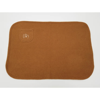 Preview: DogFilous Bio Hundedecke - Kuscheldecke - Baumwoll-Fleece - kupferbraun -  div. Größen