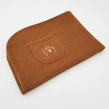 DogFilous Bio Hundedecke - Kuscheldecke - Baumwoll-Fleece - kupferbraun -  div. Größen