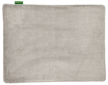 Preview: DandyDog Hundedecke Cordsamt - Relax grey - Hochwertiger Möbelbezugstoff - div. Größen