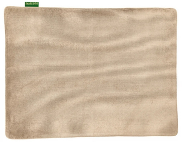 Preview: DandyDog Hundedecke Cordsamt - Relax beige - Hochwertiger Möbelbezugstoff - div. Größen