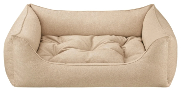 Preview: DandyDog Hundebett Filz - Hellbeige - Möbelbezugstoff - waschbar - div. Größen