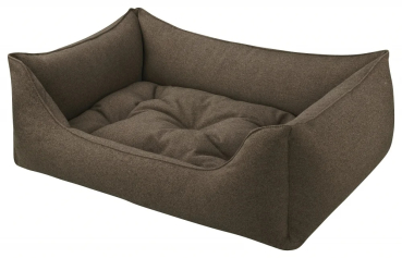 DandyDog Hundebett Filz - Dunkeltaupe - Möbelbezugstoff - waschbar - div. Größen