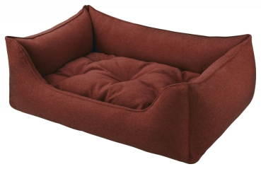 DandyDog Hundebett Filz - Dunkelrot - Möbelbezugstoff - waschbar - div. Größen