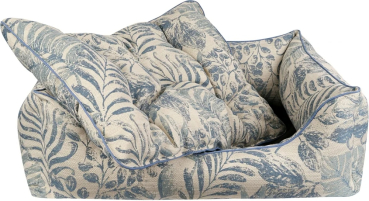 DandyDog Hundebett Flora Topaz - Möbelbezugstoff - waschbar - div. Größen