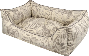 DandyDog Hundebett Flora Stone - Möbelbezugstoff - waschbar - div. Größen