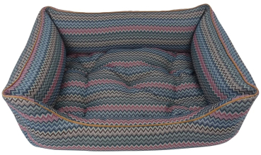DandyDog Premium Hundebett Zik Zak 4 - Gobelin Bezug - waschbar - div. Größen