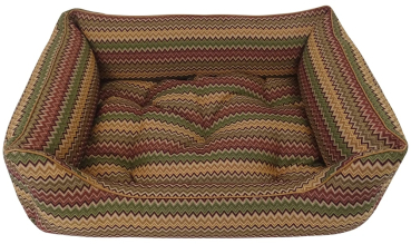 DandyDog Premium Hundebett Zik Zak 3 - Gobelin Bezug - waschbar - div. Größen