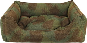 Preview: DandyDog Premium Hundebett Vintage Ornaments Forest - Gobelin Bezug - waschbar - div. Größen