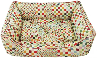 Preview: DandyDog Premium Hundebett Cube - Gobelin Bezug - waschbar - div. Größen