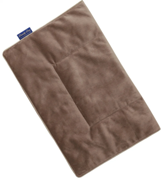 DandyDog Hundedecke Samt - Magic Velvet Taupe - Hochwertiger Möbelbezugstoff - div. Größen