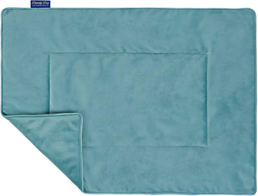 DandyDog Hundedecke Samt - Magic Velvet Petrol - Hochwertiger Möbelbezugstoff - div. Größen