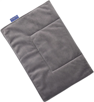 DandyDog Hundedecke Samt - Magic Velvet Grey - Hochwertiger Möbelbezugstoff - div. Größen
