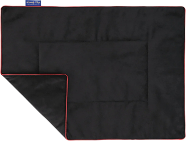 DandyDog Hundedecke Samt - Magic Velvet Black - Hochwertiger Möbelbezugstoff - div. Größen