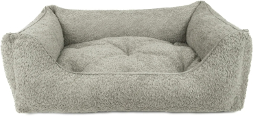 Preview: DandyDog Hundebett Teddy - Balance Soft Taupe - Hochwertiger Möbelbezugstoff - div. Größen