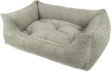 DandyDog Hundebett Teddy - Balance Soft Taupe - Hochwertiger Möbelbezugstoff - div. Größen