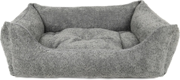 DandyDog Hundebett Teddy - Balance Soft Grey - Hochwertiger Möbelbezugstoff - div. Größen