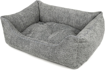 DandyDog Hundebett Teddy - Balance Soft Grey - Hochwertiger Möbelbezugstoff - div. Größen
