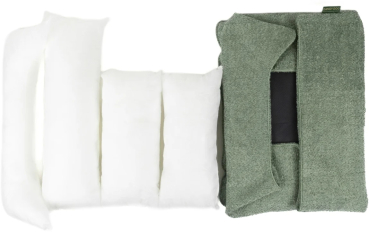 DandyDog Hundebett Teddy - Balance Soft Green - Hochwertiger Möbelbezugstoff - div. Größen