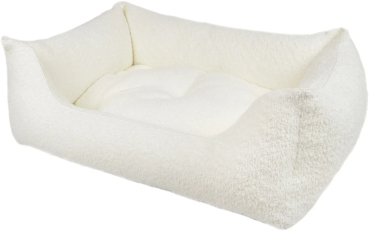 DandyDog Hundebett Teddy - Balance Soft Cream - Hochwertiger Möbelbezugstoff - div. Größen
