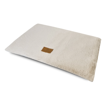 Hundedecke - Hundematte - Fleece - doppelseitig - beige - div. Größen