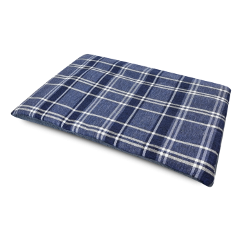Hundedecke - Hundematte - Fleece - doppelseitig - blau - div. Größen