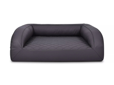 Mypado Flo Kunstleder-Premium gesteppt Hundebett