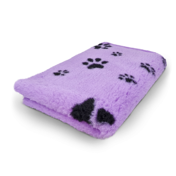 Vet-Bed - Veterinärbett - Hundematte - Anti-Rutsch - Lila/Schwarz - div. Größen