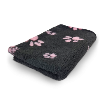 Vet-Bed - Veterinärbett - Hundematte - Anti-Rutsch - Schwarz/Rosa - div. Größen