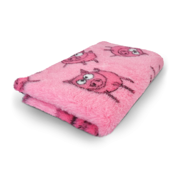 Vet-Bed - 3farbig - Hundedecke - Anti-Rutsch - div. Größen - farm-pinky