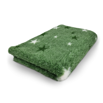 Vet-Bed - 3farbig - Hundedecke - Anti-Rutsch - div. Größen - night-grün