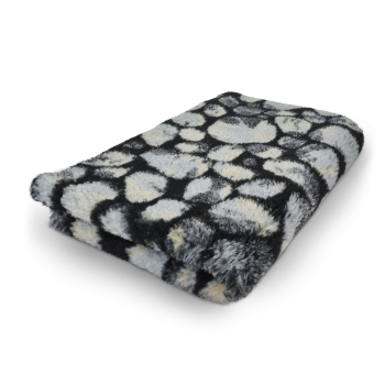 Vet-Bed - 3farbig - Hundedecke - Anti-Rutsch - div. Größen - stones-braun