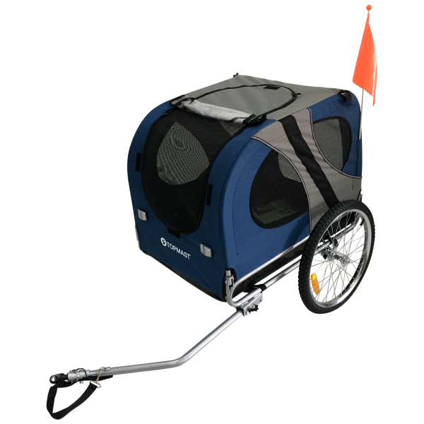 Premium Hundefahrradanhänger - Faltbar - Verschiedene Farben - Groß