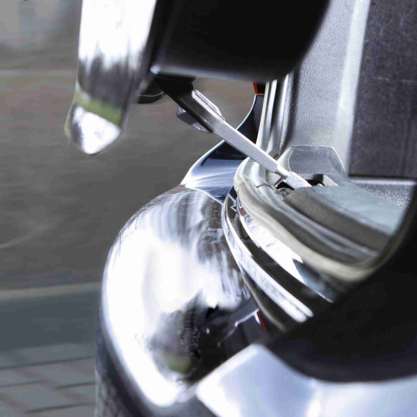 Car cooler vor frische Luft im Kofferraum