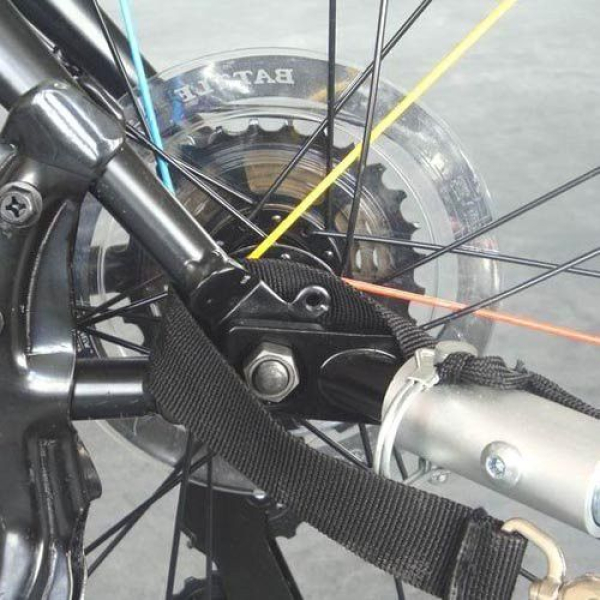 Kupplungsstück für Fahrradanhänger - Montage Zweites Fahrrad