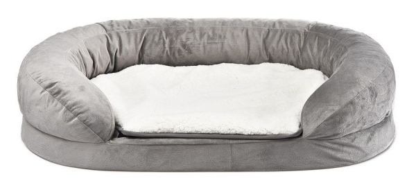Orthopädisches Hundenbett - 100 x 65 x 24 cm - Grau