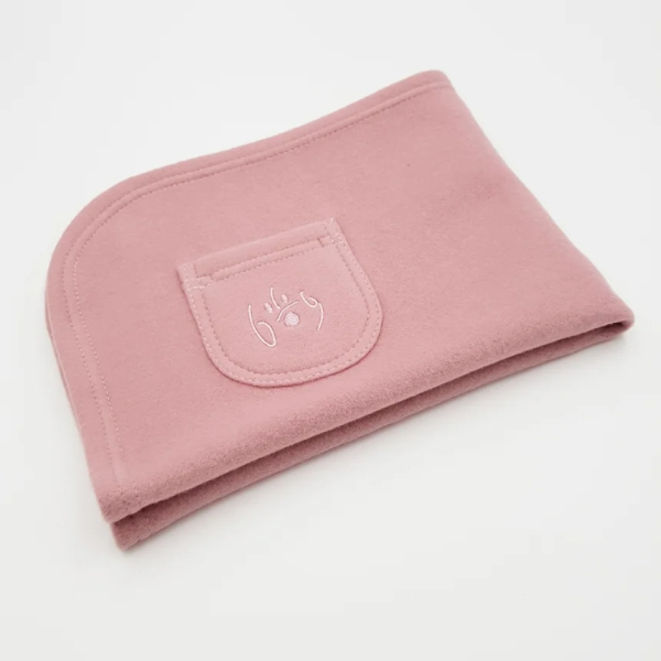 DogFilous Bio Hundedecke - Kuscheldecke - Baumwoll-Fleece - altrosa -  div. Größen