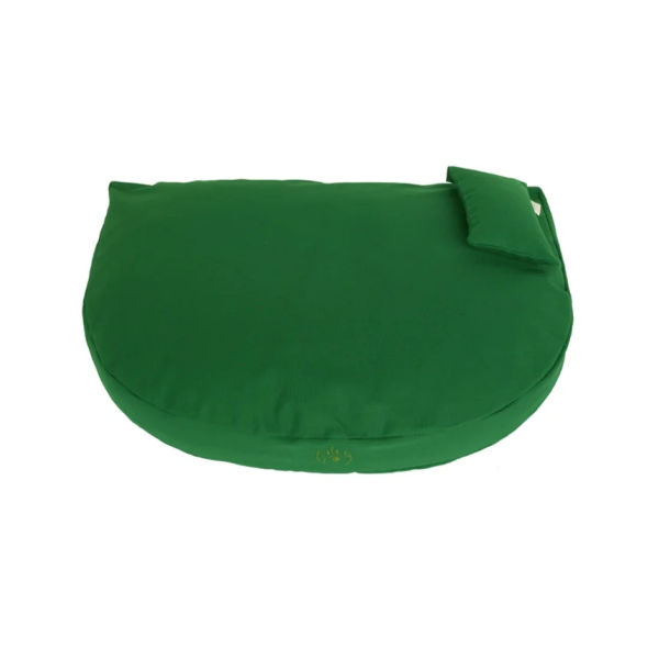 Bio Hundebett - ökologisches Hundebett - randlos - tannengrün - div. Größen