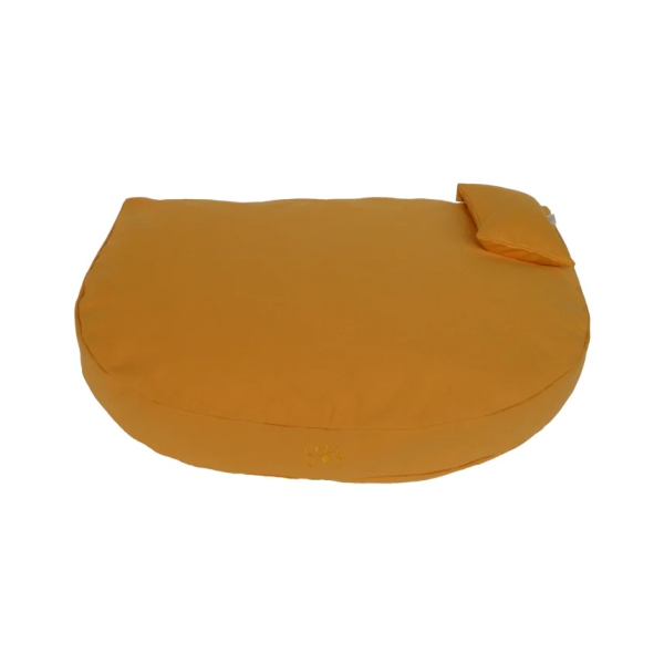 Bio Hundebett - ökologisches Hundebett - randlos - ocker - div. Größen